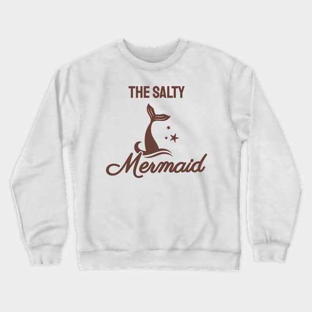 The Salty Mermaid - Mermaid Vintage Icon Crewneck Sweatshirt by Retusafi